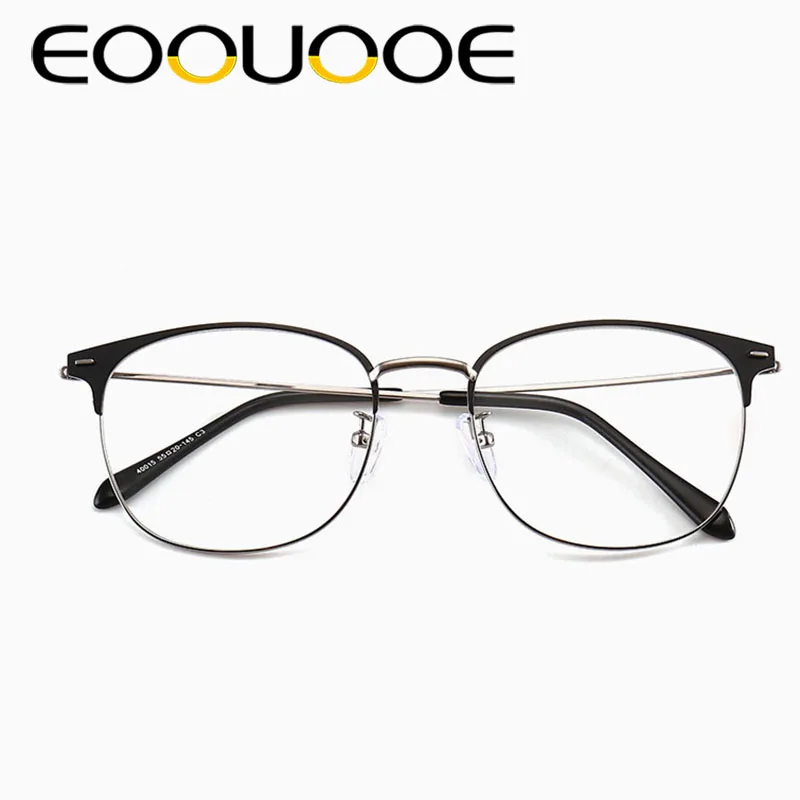Buy EOOUOOE Women Men Metal Optical Glasses Full Frame