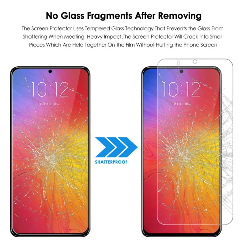 Qosea для lenovo Z5S Экран протектор ультра тонкий прозрачный с уровнем твердости 9 H
