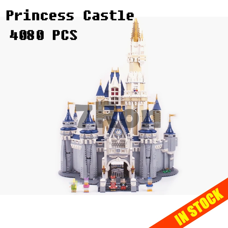 

Models building toy 16008 Cinderella Princess Castle Model Building Blocks Compatible with lego City Series 71040 toys & hobbies