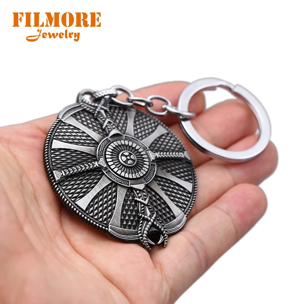 Брелок для ключей Filmore God of War 4 Защитный металлический держатель мужчин и женщин