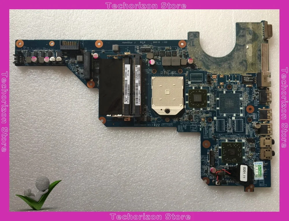 Продажа 638856 001 DA0R22MB6D1 D0 подходит для hp Pavilion G4 G6 G7 Материнская плата ноутбука протестированная Рабочая