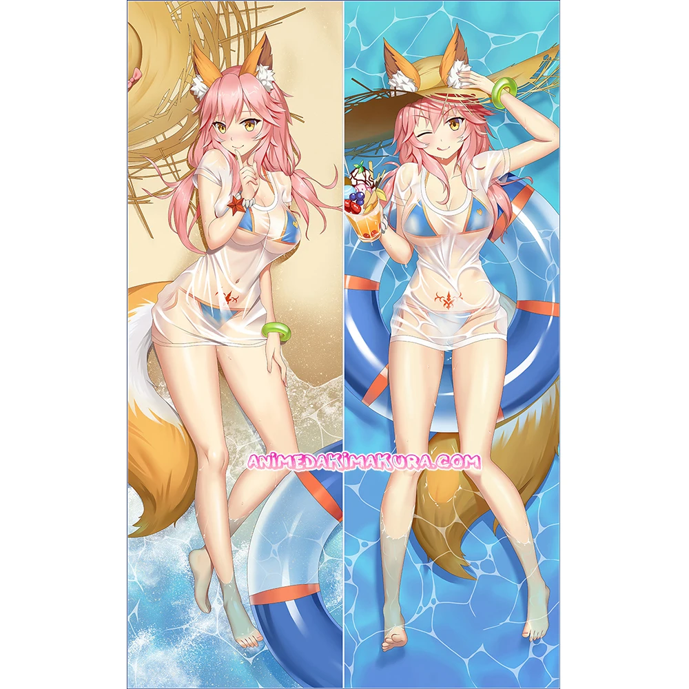 

Fate/Grand Order FGO Dakimakura Tamamo no Mae Anime Girl Hugging Body Pillow Case Covers