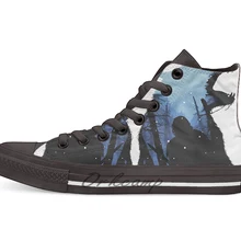 Jon Snow King of The North/Новинка; дизайнерская Повседневная парусиновая обувь; обувь на заказ; Прямая