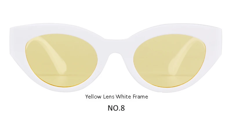 SORVINO, Ретро стиль, негабаритные солнцезащитные очки кошачий глаз, женские, фирменный дизайн, 90 s, тонированные, кошачий глаз, солнцезащитные очки, красные, розовые, синие оттенки, SVN78 - Цвет линз: C8