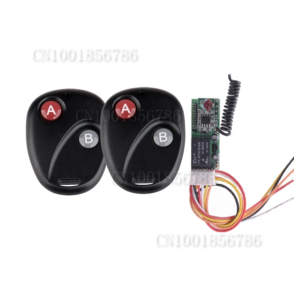 

Mini wireless switch Pin Receiver Board 12V 1CH Load 250V 3A with remote control Momentary /Latched for the light lamp