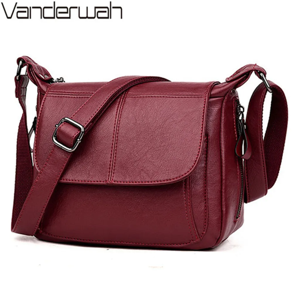 Women Messenger Bag crossbody bags for women PU Leather bags...