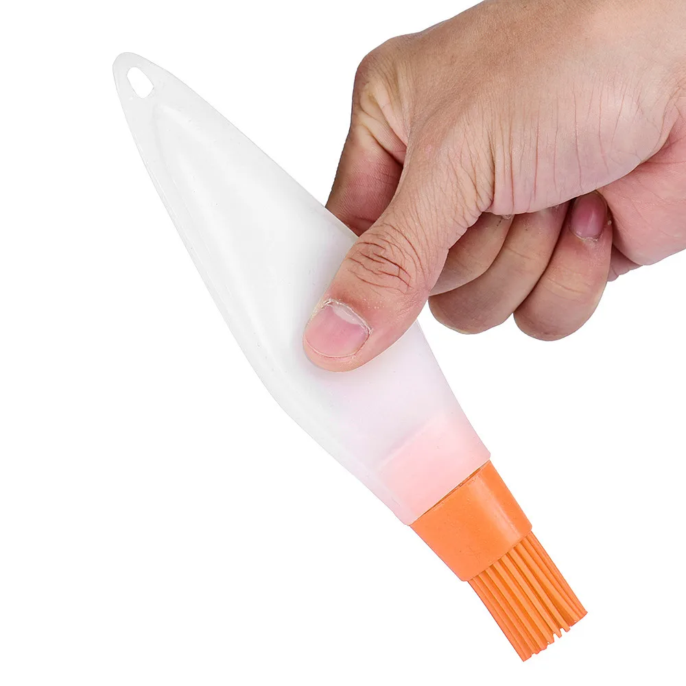 

Silicone Grill Brush Portable Oil Bottle With Brush Baking BBQ Brush Pastry Oil Brush Baking Honey Oil barbecue Gadgets @15