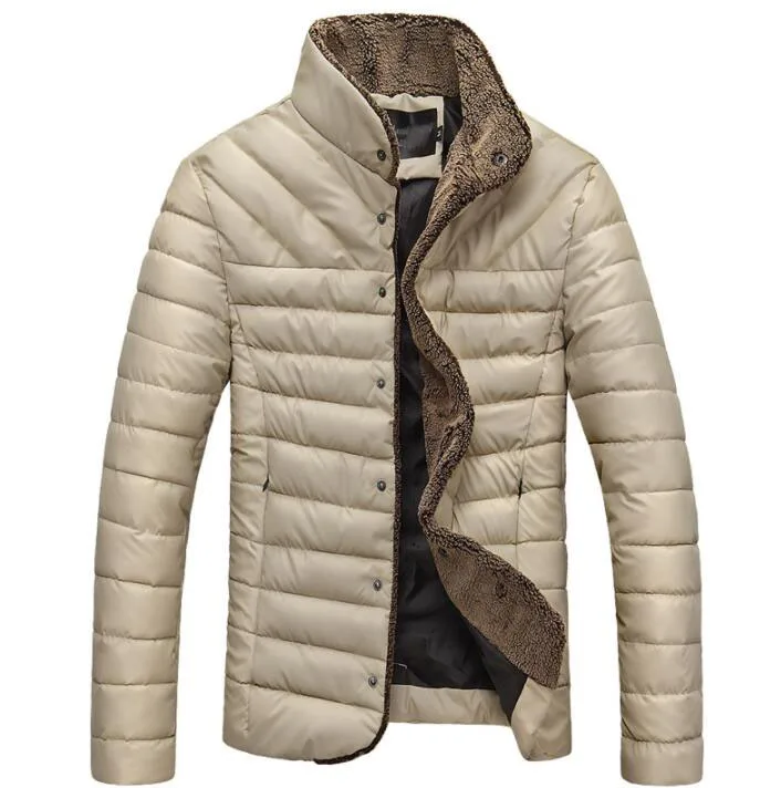ZOEQO, модная мужская куртка, бренд, мужские куртки и пальто, Мужская тонкая флисовая верхняя одежда, пальто, куртка-бомбер для мужчин - Цвет: khaki
