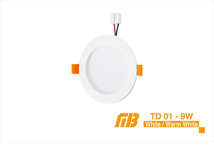 [MingBen] LED Downlight Panel Aluminum Ceiling light 3W 5W 7W 9W 12W 15W 18W 220V Downlight Warm White Cold White Lamp For Foyer