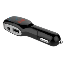

Bluetooth car kit FM Transmitter Dual USB Wireless hands-free stereo music MP3 Player support TF card intelling Usb car Charger