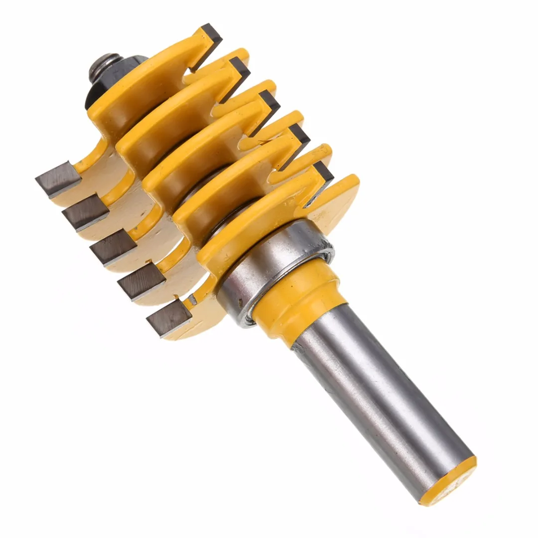 High Quality 1/2 inch Shank Drill Bit Rail and Stile Finger Joint Glue Router Bit Cone Tenon For Woodwork Cutter Tool