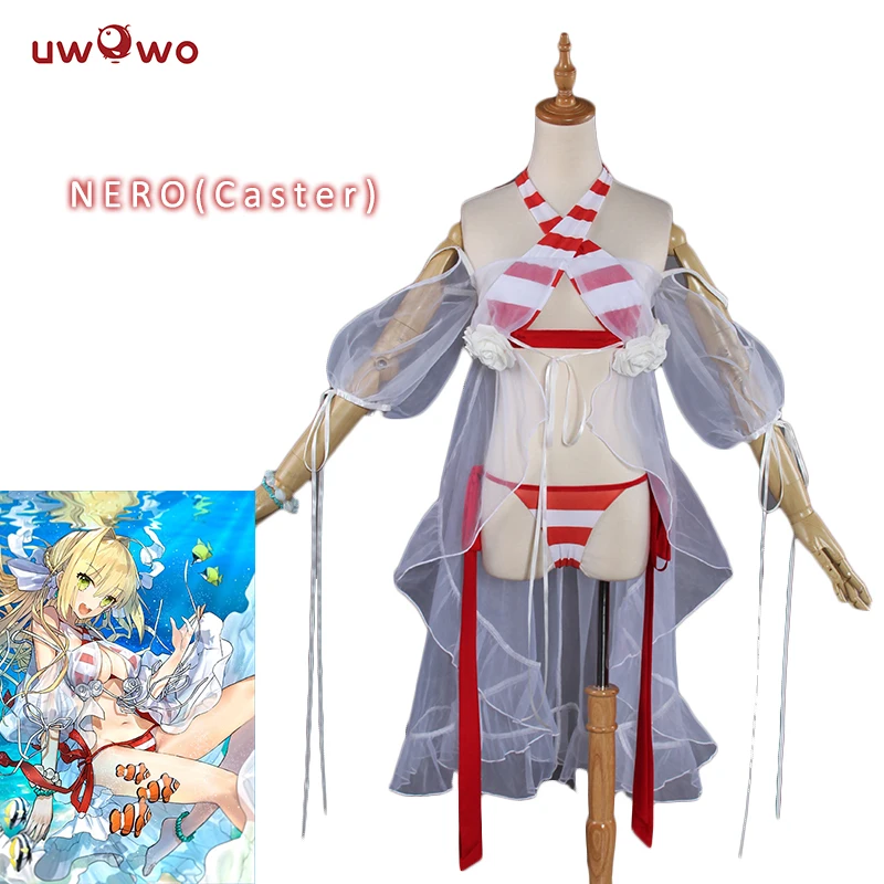 UWOWO Nero для косплея Fate/Grand заказ купальник Кастер костюмированной вечеринки чехлы