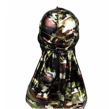 Для Мужчин's Laser шелковистые дураки тюрбан красочные блестящие Для мужчин DuRag головной убор-Бандана пиратская шляпа шапочка для душа аксессуары тряпка