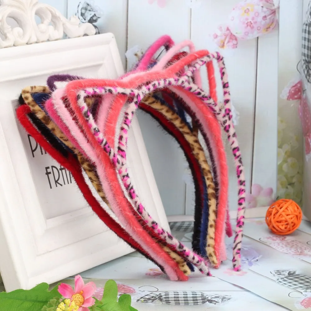 

1PC Sale Summer Style Girls Coloful Crown Headband Princess Hair Accessories Children&Women Accessories Girls Cat Ear Hair Band