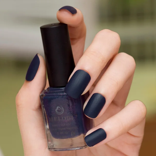 Melodi Eco Friendly Quick Dry Nail Polish Scrub Oil Navy Purple 14 Melodi Eco Friendly Quick Dry Nail Polish Scrub Oil Navy Purple 14 Bottle