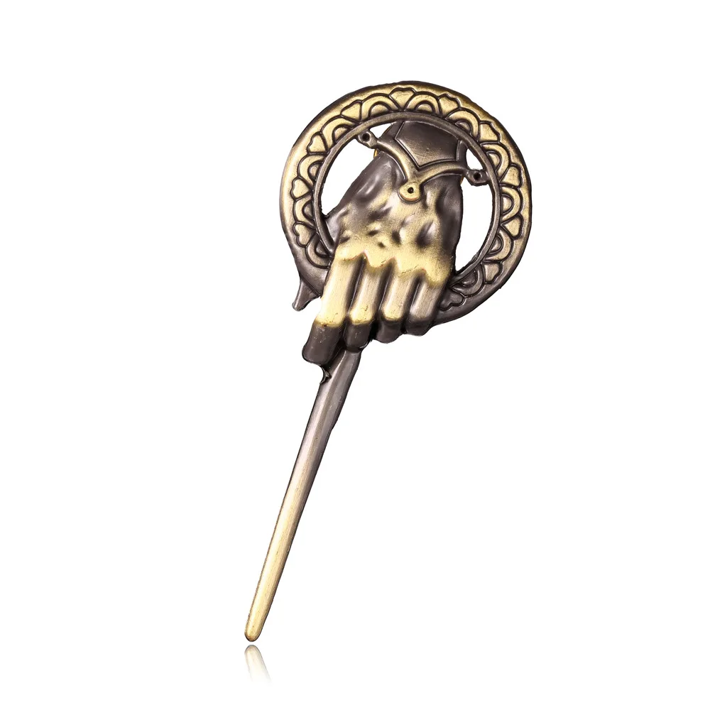 

TV Show Game of Thrones Hand of the King Queen Brooch Pin Badge Classic Film Party Gift Kids Fans Christmas