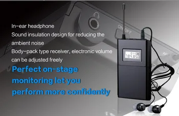 

New TAKSTAR WPM-200R single receiving (including earphone) Professional Wireless Monitor System receiver [ No transmitter ]