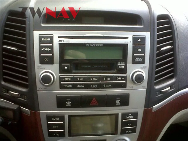 Sale Android 8.0 4+32GB 8 Core Car DVD Player GPS Navigation Headunit IPS Screen For Hyundai Santa Fe 2006-2012 Car Radio 2 din 0