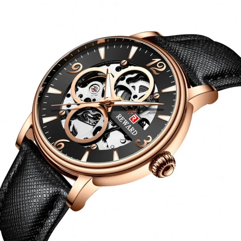 Man Watch Fashion Brand Business Automatic Watch Leather Waterproof Mechanical Watch Retro Mens Luxury Watches Relogio Masculino Man Watch Fashion Brand Business Automatic Watch Leather Waterproof Mechanical Watch Retro Mens Luxury Watches Relogio Masculino