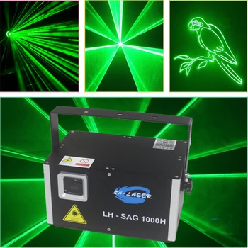 

cheap stage lighting 1500mw green laser spot light with ilda and sd card