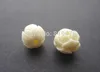 (20 pieces/lot) Carved Lotus Beads Artificial Coral beads 8mm 10mm 12mm 14mm Beige color for Jewelry making ► Photo 3/5