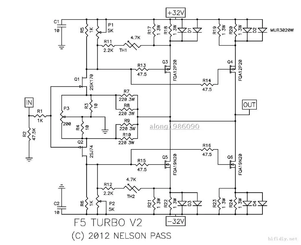 Одна пара CLONE PASS F5 TURBO усилитель голой PCB(2 канала