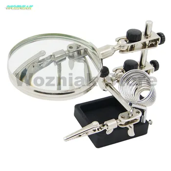 

Wozniak Welding magnifier Motherboard auxiliary clamp with iron frame Welding repair workbench Maintenance tools