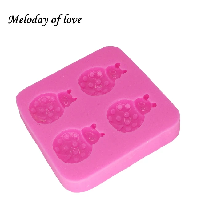 Diy Katicabogár Cupcake Szilikon Torta Penész 3D Fondant Sütemény Díszítő Szerszámok Sütőszerszámok Dy0022 - Image 4