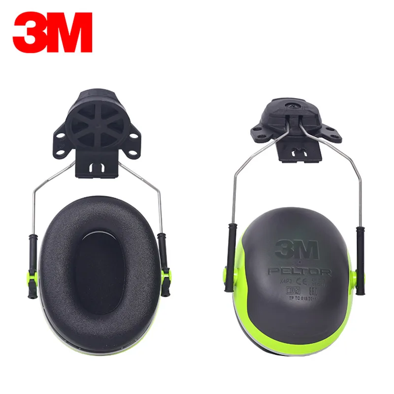 3M X4P3 Sound insulation Earmuffs for Safety helmet Hanging type Ear Protector Noise Reduction Mechanical Industrial Ear muffs 3M X4P3 Sound insulation Earmuffs for Safety helmet Hanging type Ear Protector Noise Reduction Mechanical Industrial Ear muffs