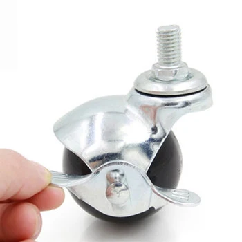 

2 inch steel thickened earth wheel, side brakes with office chair wheels, spherical casters, casters casters, furniture casters.