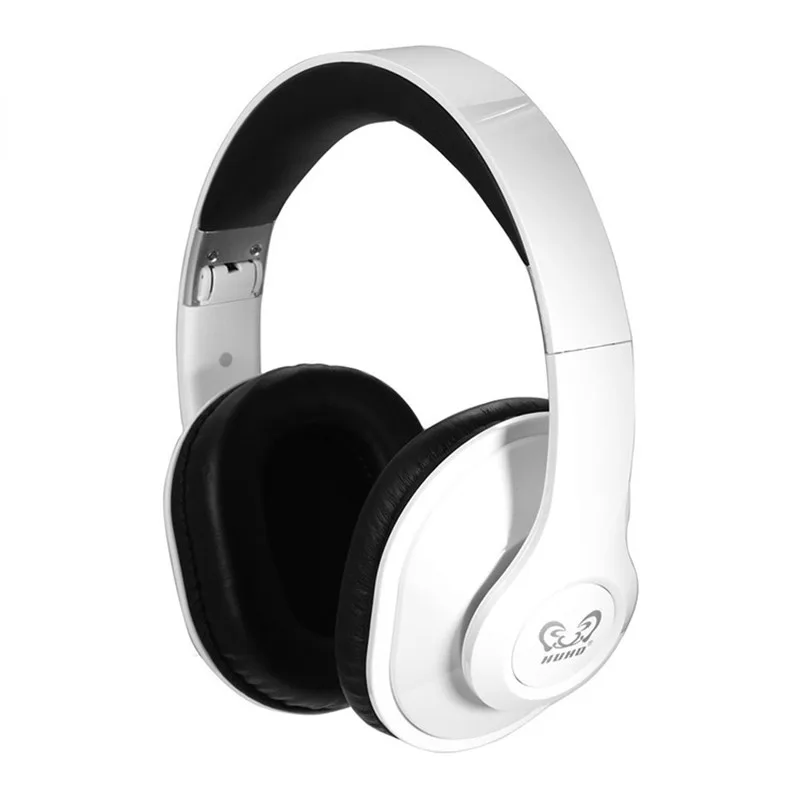 HUHD HB-338 Складные Bluetooth тяжелые латунные наушники со встроенным микрофоном для