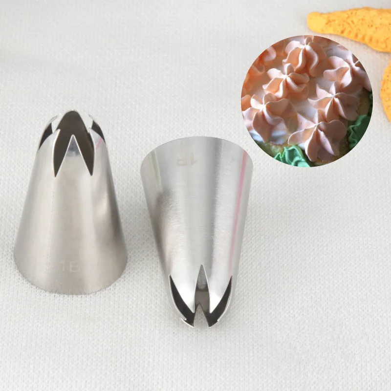 

Uroomee 1B# Large Size Cream Nozzle Decor Tip Icing Nozzle Cake Fondant Baking Tool