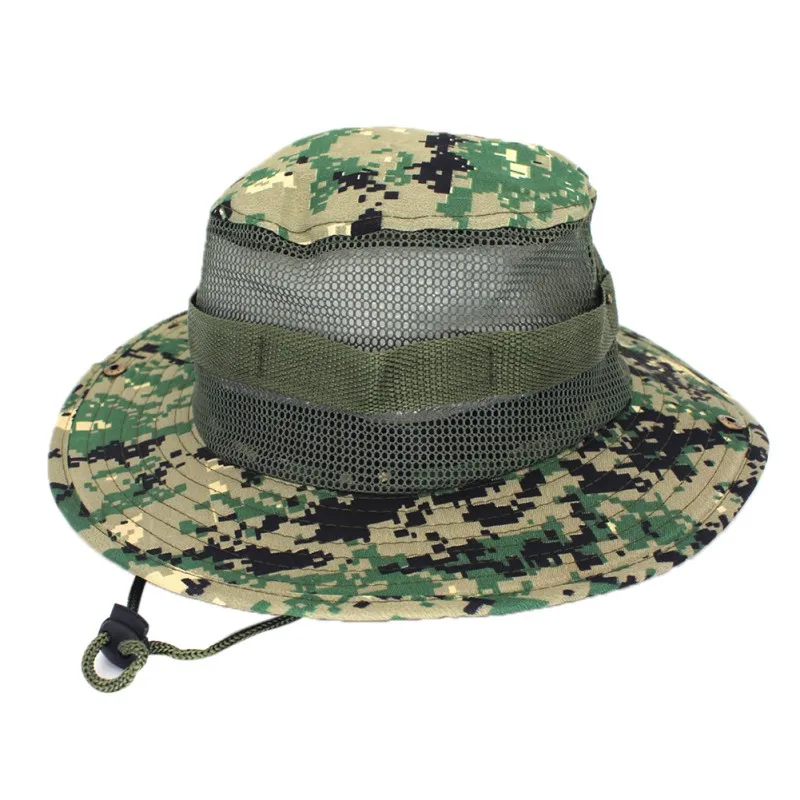 Шляпы для взрослых, плоские, круглые, складные, козырьки, дышащие, сетчатые, ковбойская шляпа рыбака, аксессуары для одежды - Цвет: A8