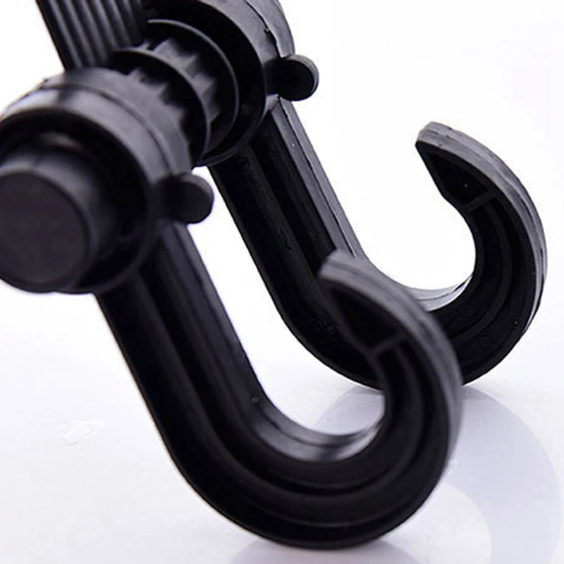 New Arrival Black Universal Car Truck Suv Seat Back Hanger Organizer Hook Headrest Holder Backrest Hook For Automobile