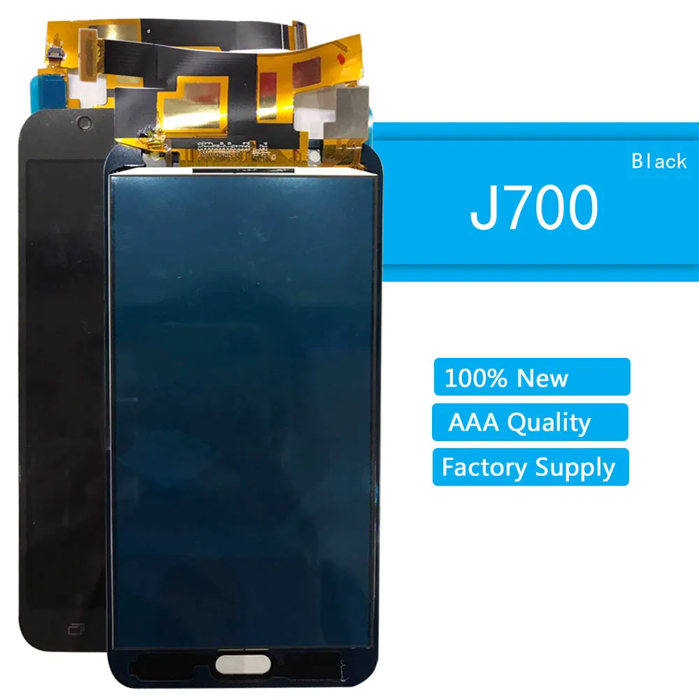 

For Samsung J700 LCD for Galaxy J7 Display 2015 J700F J700M J700H LCD Display Digitizer Touch Screen Assembly White Factory Made