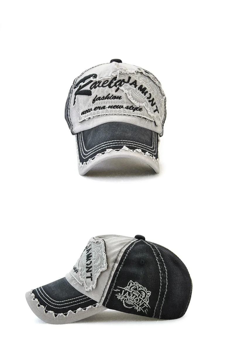 UNIKEVOW 100% хлопок Тигр шапка с вышивкой для мужчин и женщин высокого качества бейсболка Кепки спортивные шапки для отдыха хип-хоп Шапки