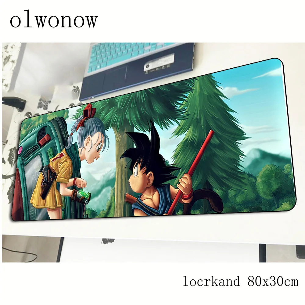  Dragon Ball mousepad 80x30cm Boy Gift gaming mouse pad big gamer mat anime game computer desk padmo