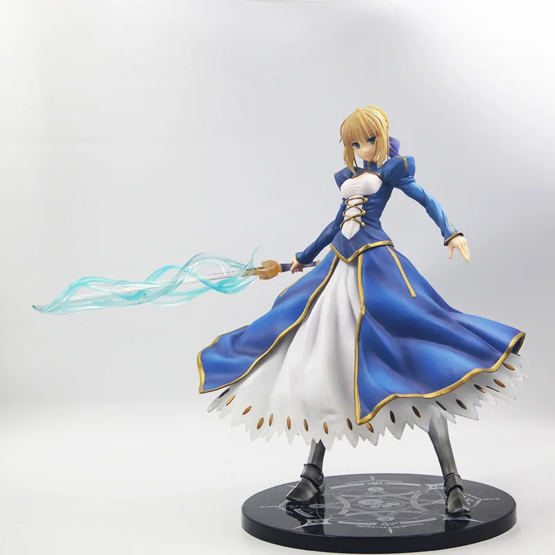 

Super Big 16" Fate Grand Order Anime Saber Altria Pendragon 1/4 Scale Boxed 41cm PVC Action Figure Model Doll Toys Gift