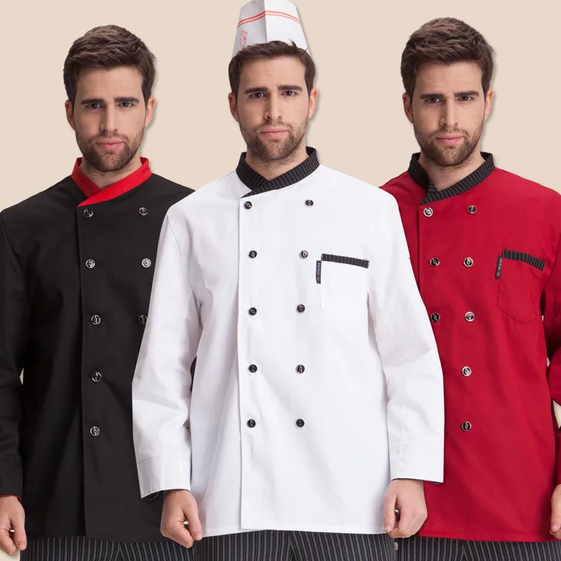New Fashion Hotel Restaurant Kitchen Cook Chef Costume for Men Women