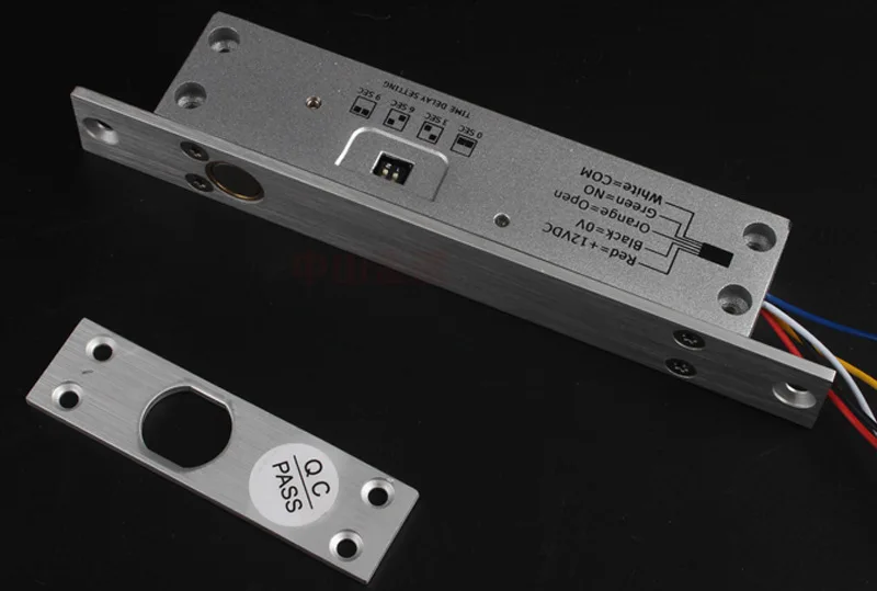 fail safe NC model Электромагнитный Болт замок Электрический замок Засов для контроля доступа двери - Цвет: fail safe NC model