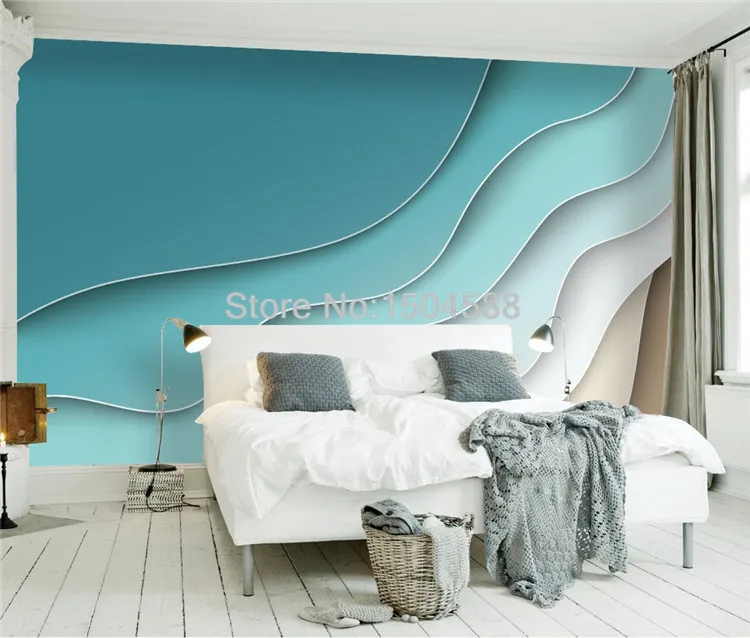 3D обои современные абстрактные линии геометрический узор фото настенные фрески гостиная спальня домашний Декор Фон настенная живопись 3D