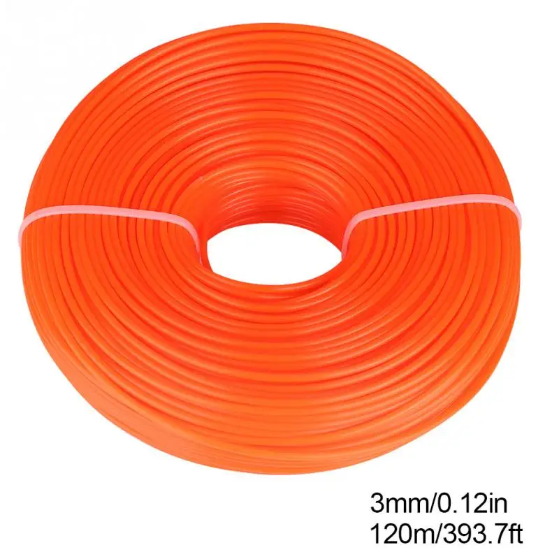 3 мм 50 м 100 м 120 м провод для газонокосилки нейлоновый шнур провод круглые тесемки бензиновая косилка