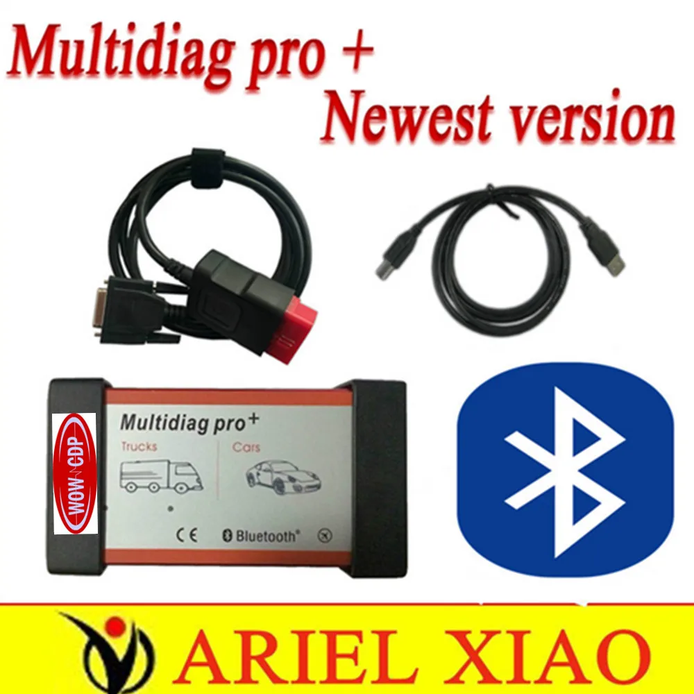Новый 2015 1 R1 программного обеспечения TCS WOW CDP pro plus mvd Multidiag + с bluetooth для автомобилей
