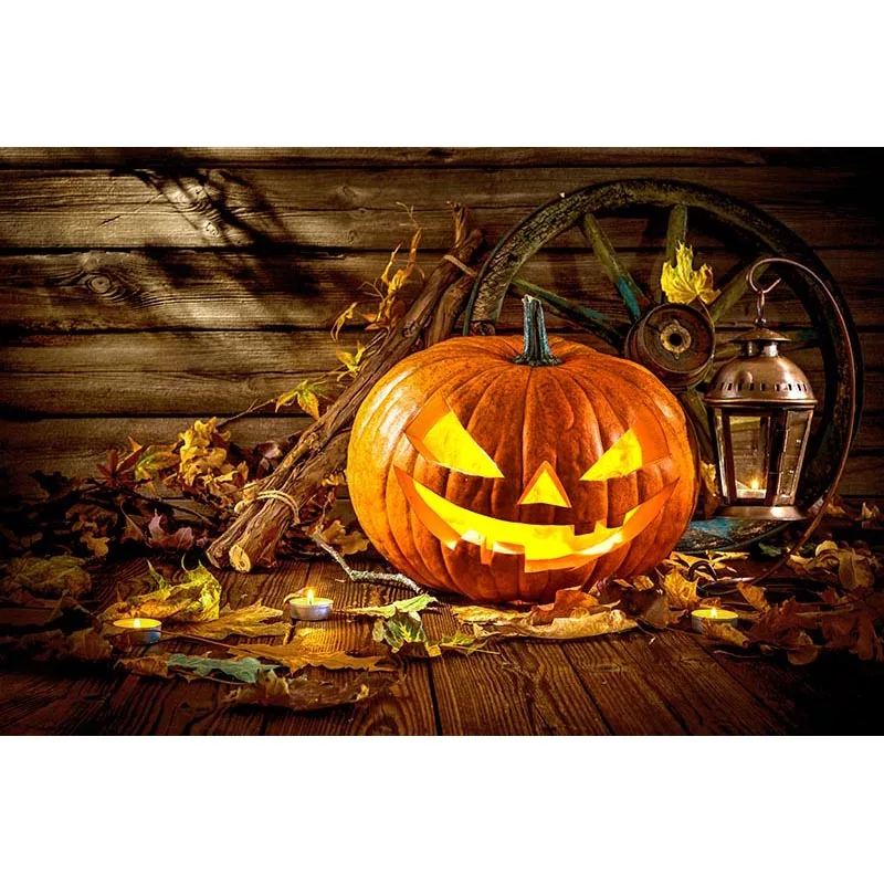 7X5ft Happy Halloween винил фотографии Фоны тыквы фонарь дети фонов опора для Аксессуары