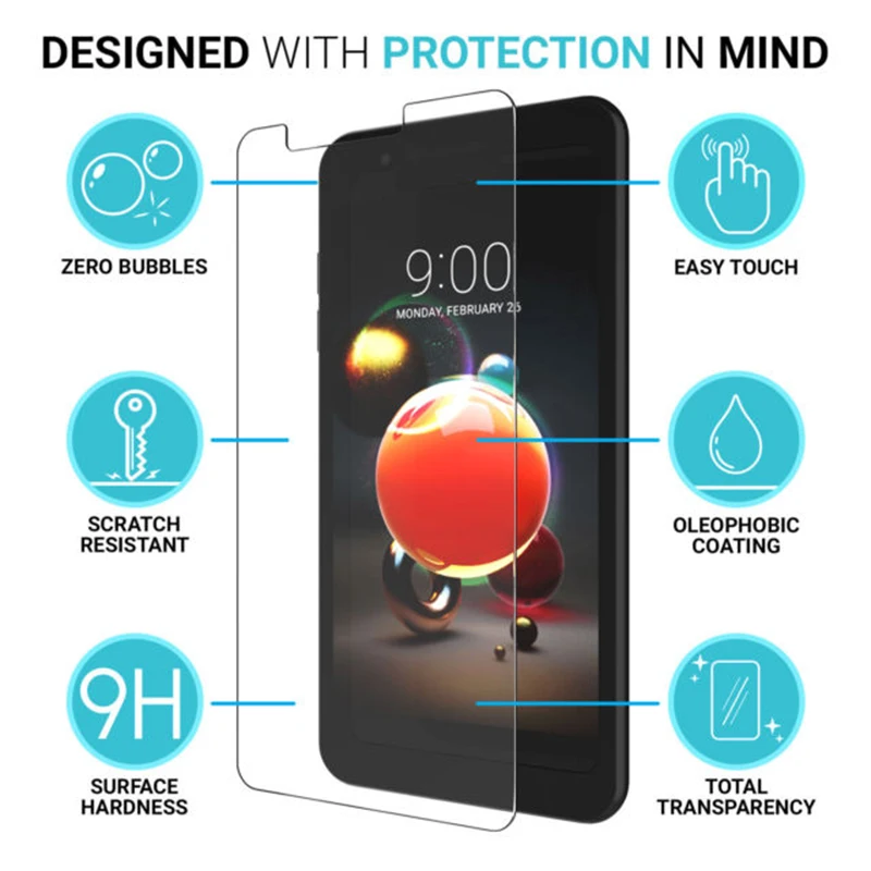 Wangcangli закаленное стекло для LG K8 2018 защита экрана 9H защитное 2.5D ультра тонкое