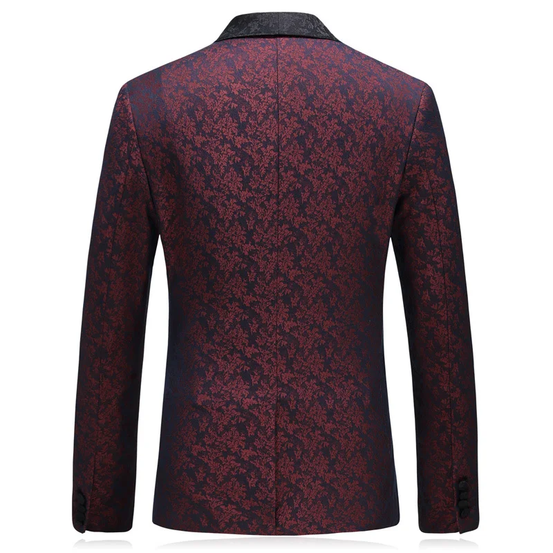 Контрастный черный воротник костюм Slim Fit Мужские свадебные костюмы для Homme Mariage