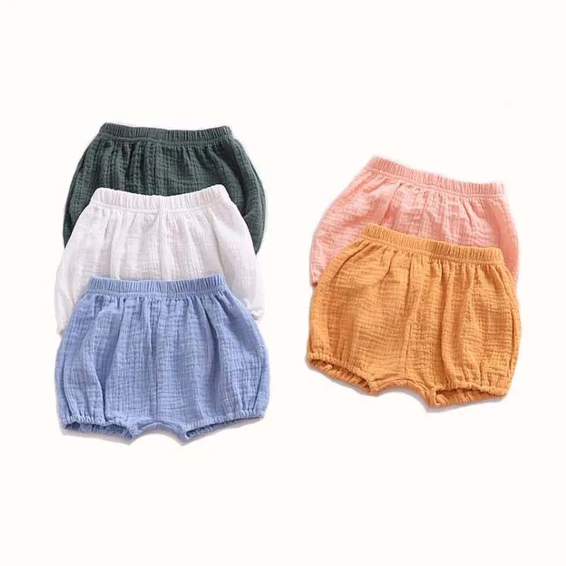 

baby girl clother summer Casual Solid color Loose kids pants baby boy short Harlan Pants Infant Harem Trousers Toddler Pants