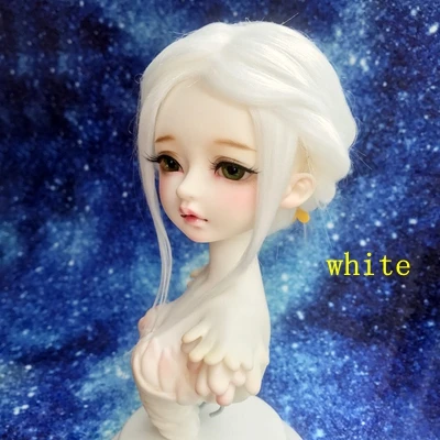 1/3 1/4 1/6 8 10 12 bylthe yosd SD AOD DOD BJD парик MSD Dollfie furwig кукла игрушка woolwig 11 см 12 18 см19 см22 см23 см24 см fw037 - Цвет: Белый