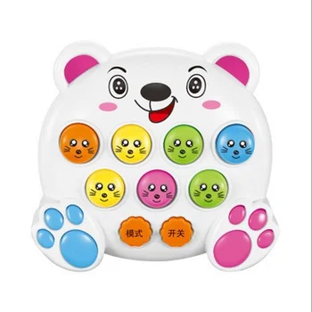 

1PC Baby Kids Plastic Music Toys Play Knock Hit Hamster Insect Game Playing Fruit Worm Educational Instrumentos Musicais New