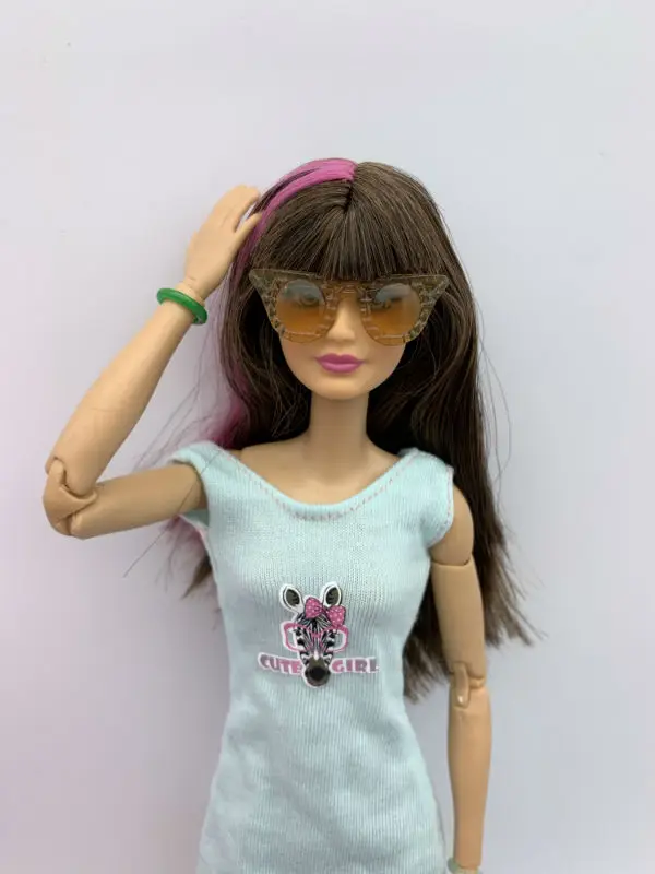 Стиль, аксессуары для кукол, кукла, игрушка sunglassate для BB 1:6, куклы BBIA26 - Цвет: a sunglassess only